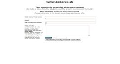 Desktop Screenshot of koberec.sk